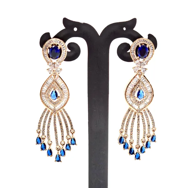 Multicolor_Brass_Starlit_Sapphire_Danglers_For_Women