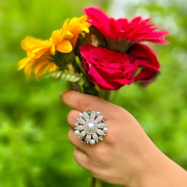 Silver_Brass_Aurah_Ring_For_Women