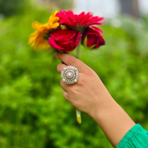 Multicolor_Brass_Lunaria_Ring_For_Women