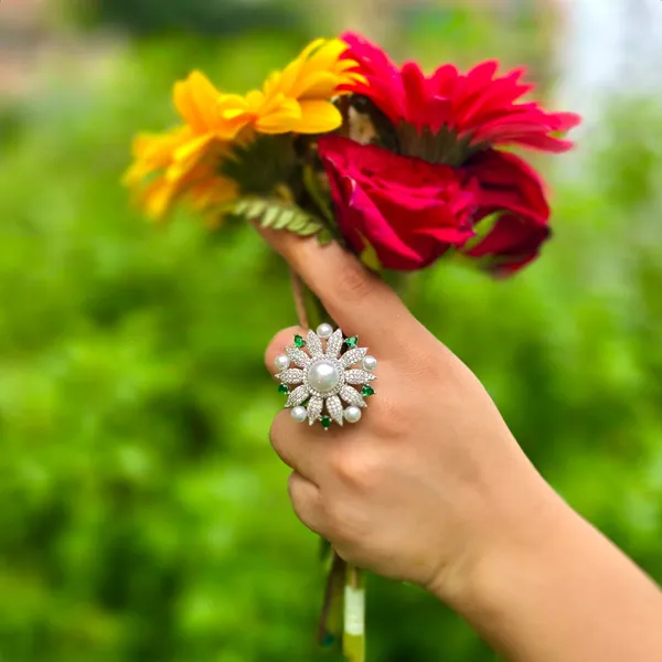 Green_Brass_Aurah_Ring_For_Women