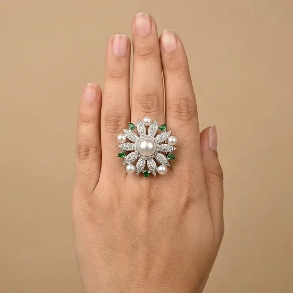 Green_Brass_Aurah_Ring_For_Women