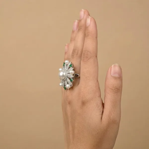 Green_Brass_Aurah_Ring_For_Women