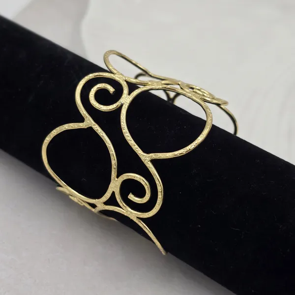 Swirl_Brass_Bracelet_Adjustable_(Anti_Tarnish)