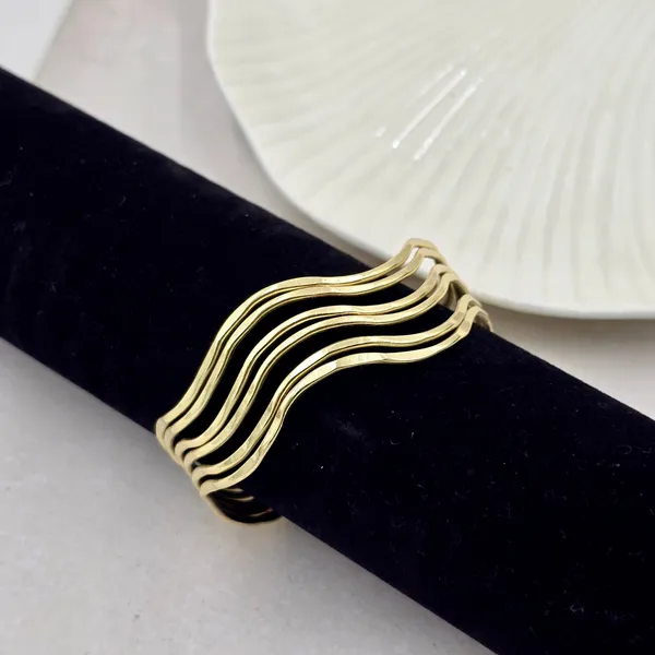 Zig_Zag_Layered_Brass_Bracelet_Adjustable_(Anti_Tarnish)
