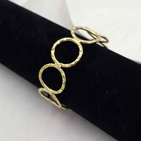 Adjacent_Rings_Brass_Bracelet_Adjustable_(Anti_Tarnish)
