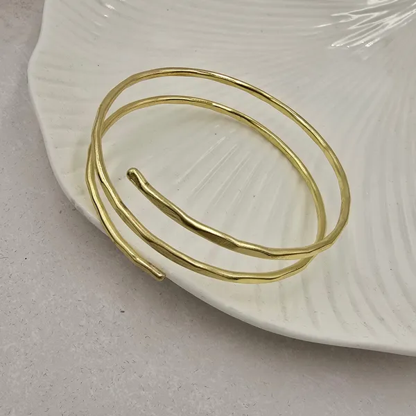 Spiral_Brass_Bracelet_Adjustable_(Anti_Tarnish)