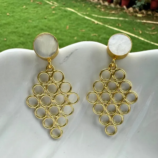 Multicolor_Brass_White_Stone_Mesh_Hangings_For_Women