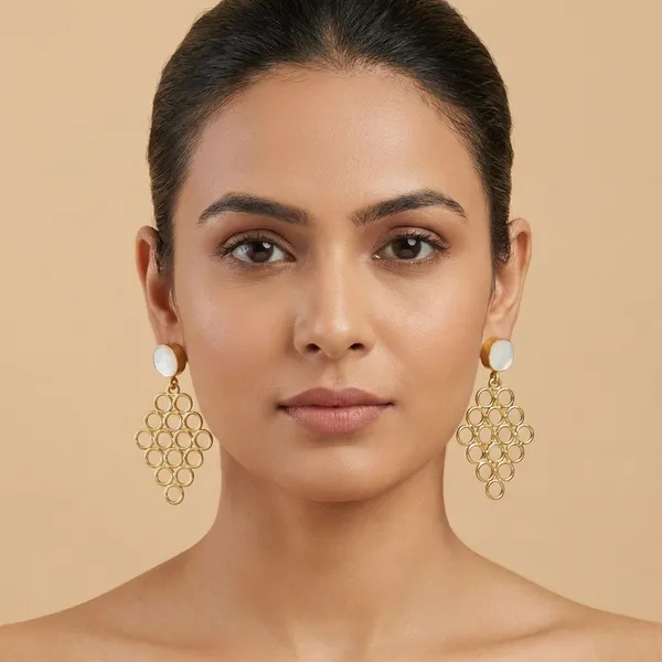 Multicolor_Brass_White_Stone_Mesh_Hangings_For_Women
