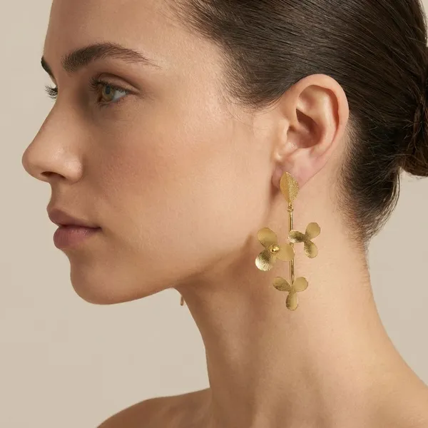 Multicolor_Brass_Flower_Hangings_For_Women