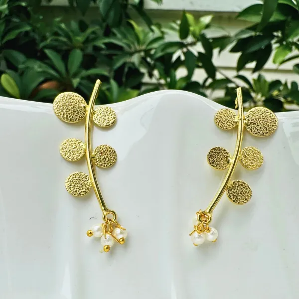 Gold_Brass_Mini_Statement_With_Pearl_Hangings_For_Women