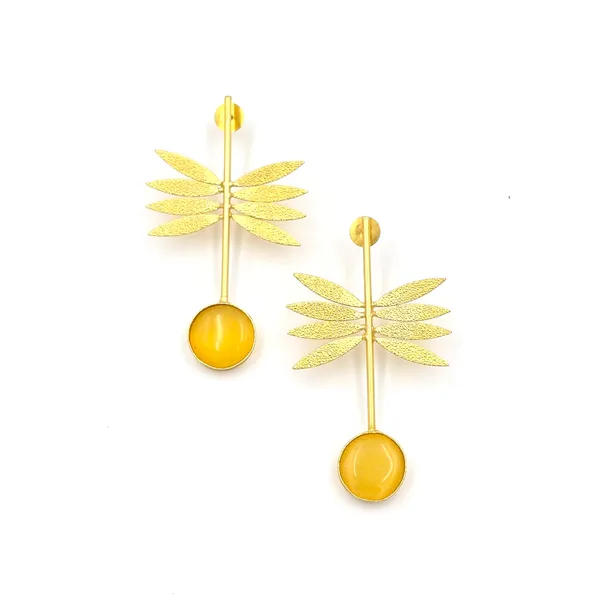 Multicolor_Brass_Leaf_Danglers_For_Women
