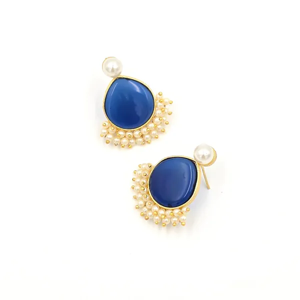 Multicolor_Brass_Drop_Studs_With_Pearls_For_Women