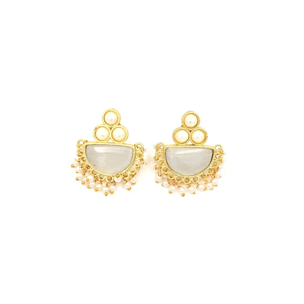 White_Brass_Drop_Studs_With_Pearls_For_Women