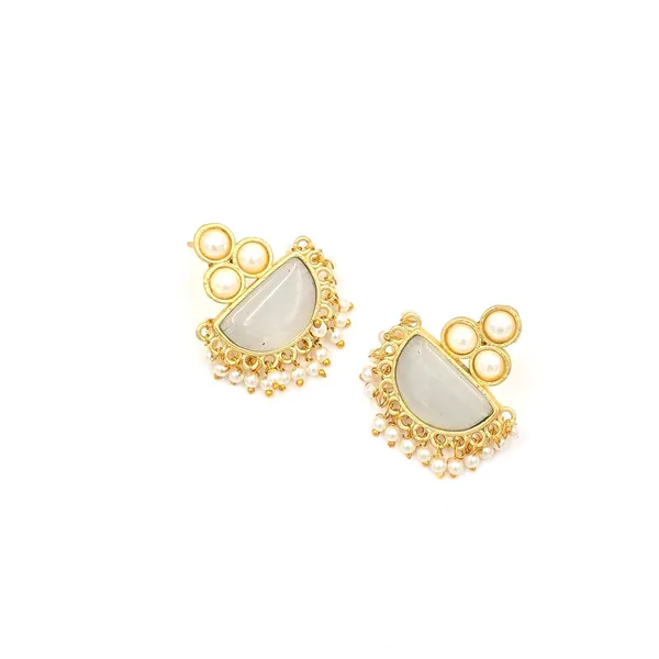 White_Brass_Drop_Studs_With_Pearls_For_Women