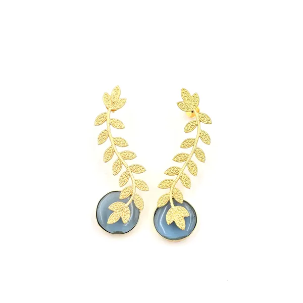 Blue_Brass_Statement_Danglers_With_Bird_For_Women