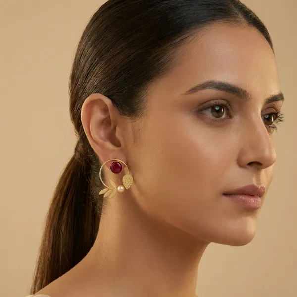 Red_Brass_Statement_Danglers_With_Bird_For_Women