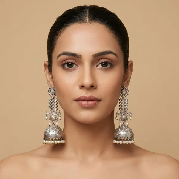 Silver_Brass_Rajkumari_Jhumka_For_Women
