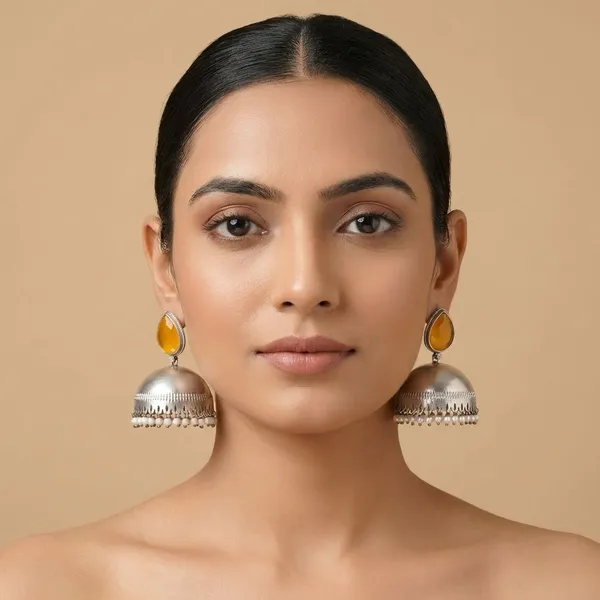 Silver_Brass_Rani_Jhumka_For_Women