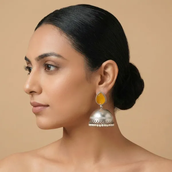 Silver_Brass_Rani_Jhumka_For_Women