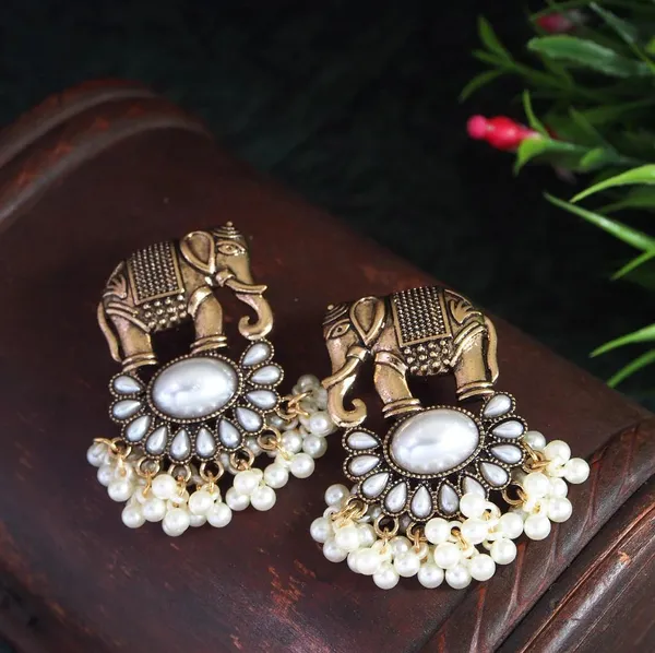 Gold_Brass_Haathi_Pearl_Stud_Earrings_For_Women