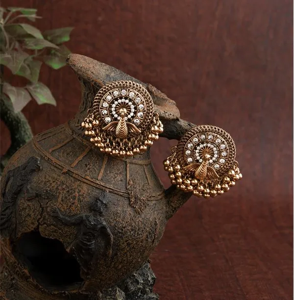 Multicolor_Brass_Antique_Studs_For_Women