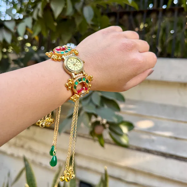 Kashmiri_Kundan_Elegant_Ethnic_Watch_For_Women