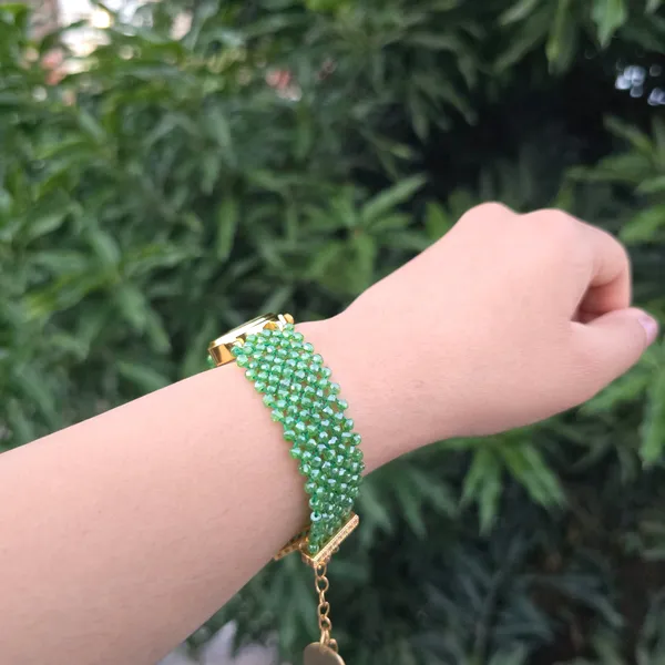 Green_Beaded_Watch