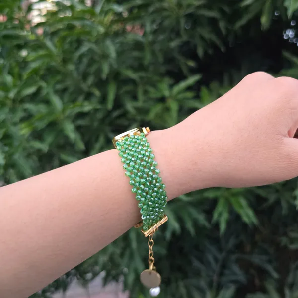 Green_Beaded_Watch