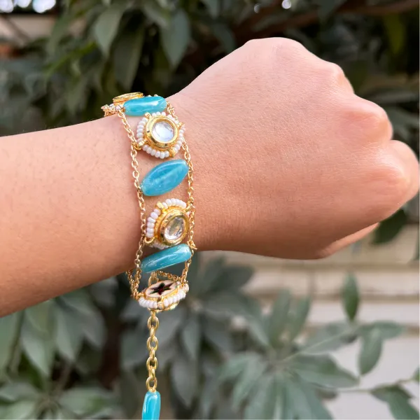 Multicolor_Brass_Studded_Kundan_Bracelet_For_Women