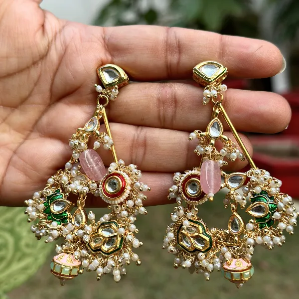 Multicolor_Brass_Royal_Bloom_Chandbali_Earrings_For_Women