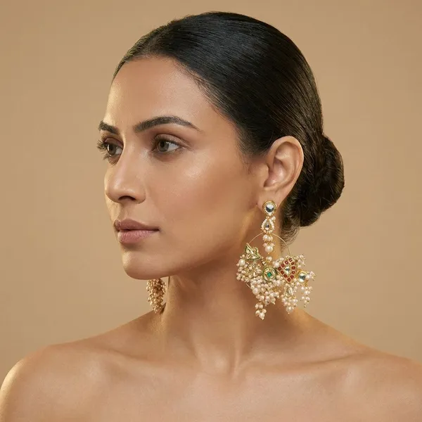 Multicolor_Brass_Ethereal_Pearl_Crescent_Earrings_For_Women