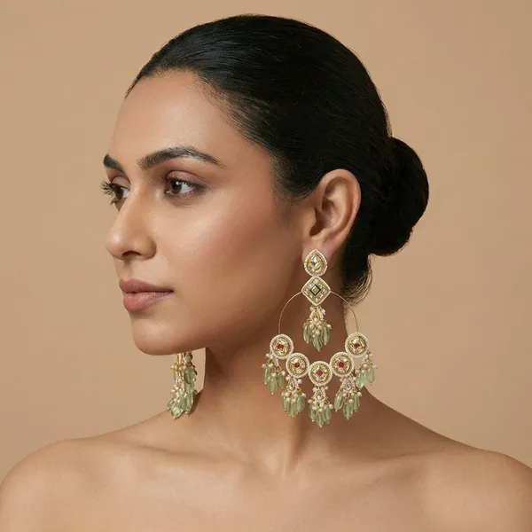 Green_Brass_Emerald_Elegance_Chandbalis_For_Women