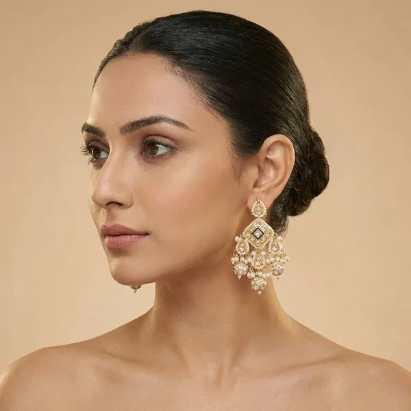White_Brass_Riwaayat_Earrings_For_Women