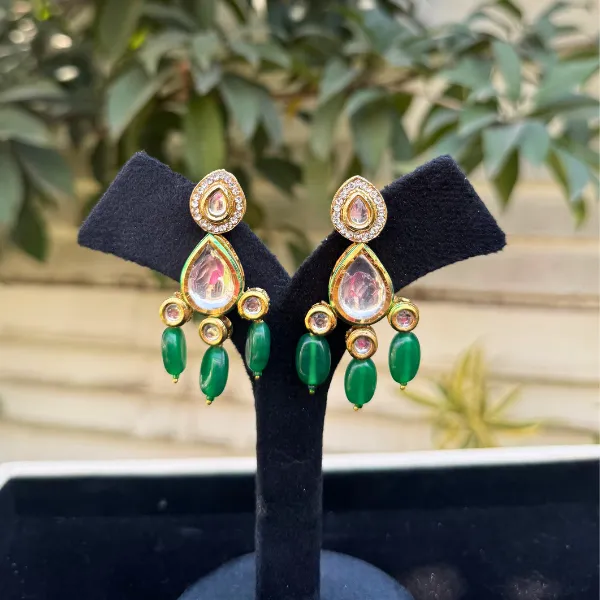 Green_Brass_Mughal_Panna_Earrings_For_Women