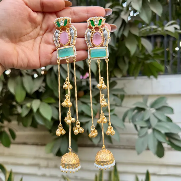 Multicolor_Brass_Riwaa_Earrings_For_Women