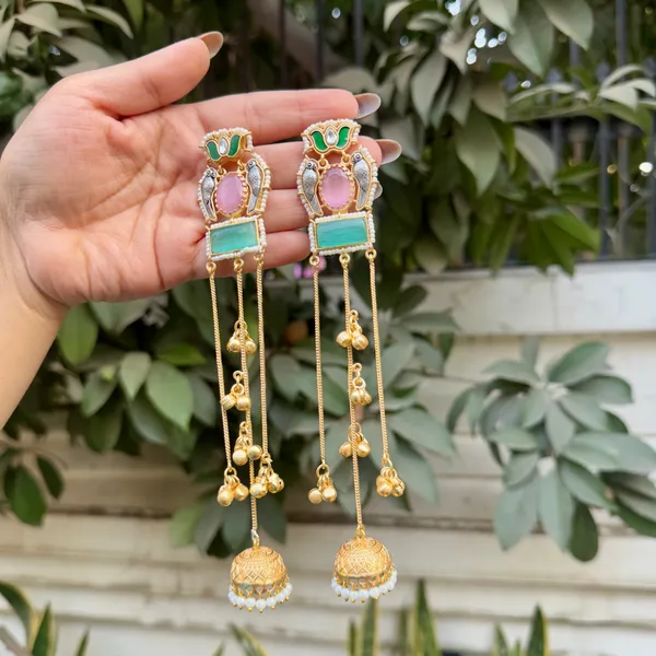 Multicolor_Brass_Riwaa_Earrings_For_Women