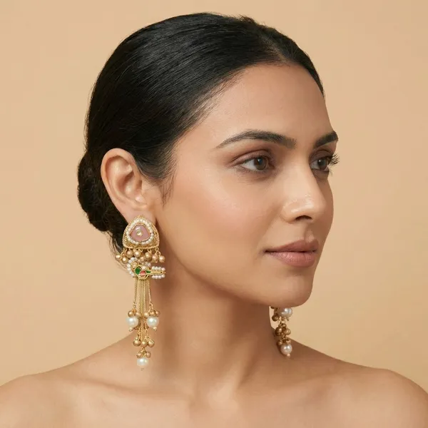 Pink_Brass_Eira_Earrings_For_Women