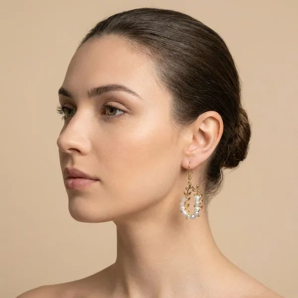 Gold_Brass_Quirky_Leaf_Drops_For_Women