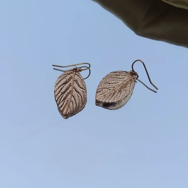 Gold_Brass_Golden_Leaf_Drops_For_Women