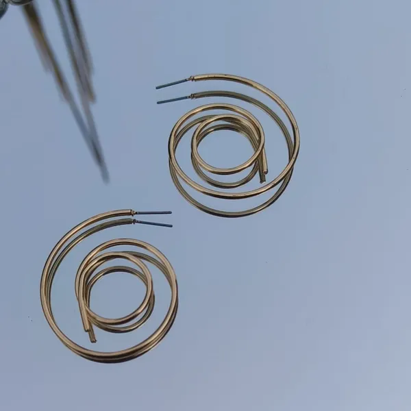 Gold_Brass_Twirl_Hoops_For_Women