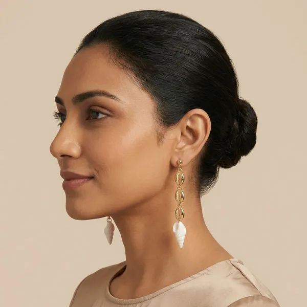 Gold_Brass_Long_Shell_Hangings_For_Women