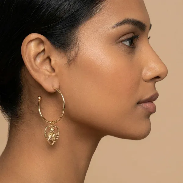 Gold_Brass_Heart_Hoops_For_Women