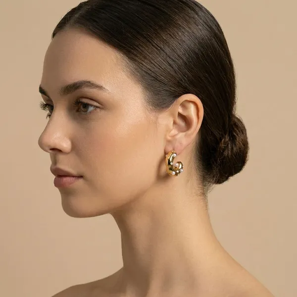 Gold_Brass_Gold_Bold_Hoops_For_Women