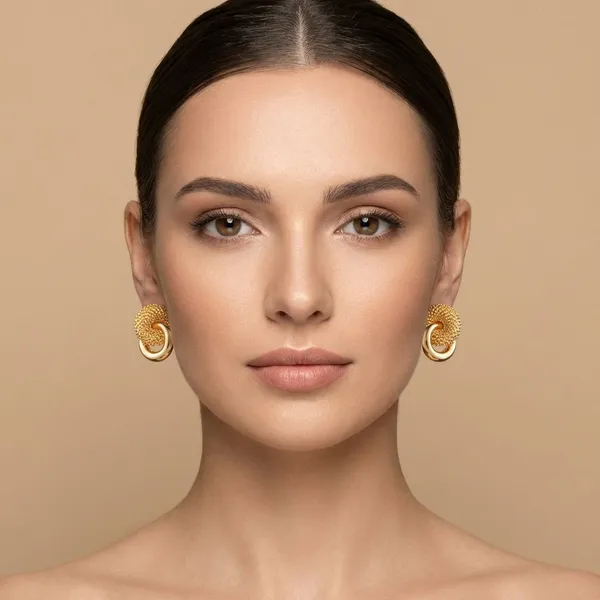 Multicolor_Brass_Gold_Stud_Earrings_For_Women