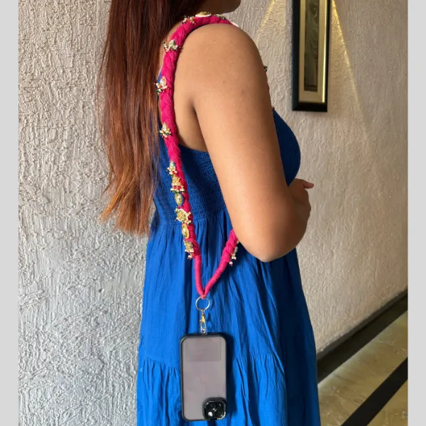 Pink_Thread_Phone_Chain_For_Women