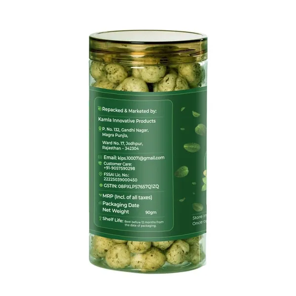 Roasted_Flavoured_Makhana_Mint_Flavour_Phool_Makhana_Made_With_Real_Makhana_Healthy_Snack_Rich_Protein_Fiber_Roasted_Olive_Oil_90_Gm