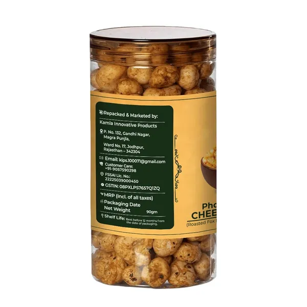 Roasted_Flavoured_Makhana_Cheese_Flavour_Phool_Makhana_Healthy_Snack_Cholesterol_Free_Gluten_Free_Rich_Calcium_Roasted_Olive_Oil_90_Gm