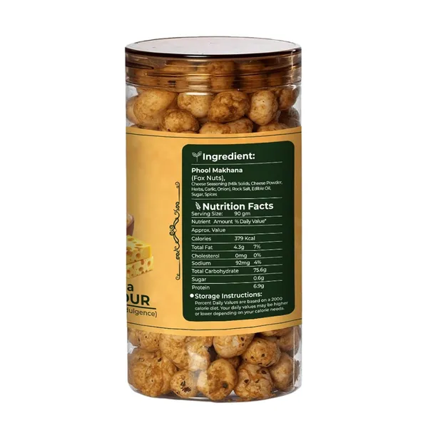 Roasted_Flavoured_Makhana_Cheese_Flavour_Phool_Makhana_Healthy_Snack_Cholesterol_Free_Gluten_Free_Rich_Calcium_Roasted_Olive_Oil_90_Gm