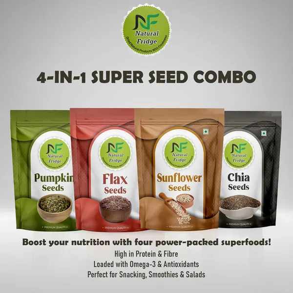 Natural_Fridge_4_Superseed_Combo_(Chia,_Pumpkin,_Sunflower_&_Flax)_200gms_each_(800gmtotal)_Immunity_combo_for_Weight_Management_|_Mix_Seeds_for_Eating_Diet_Snacks_Superfood