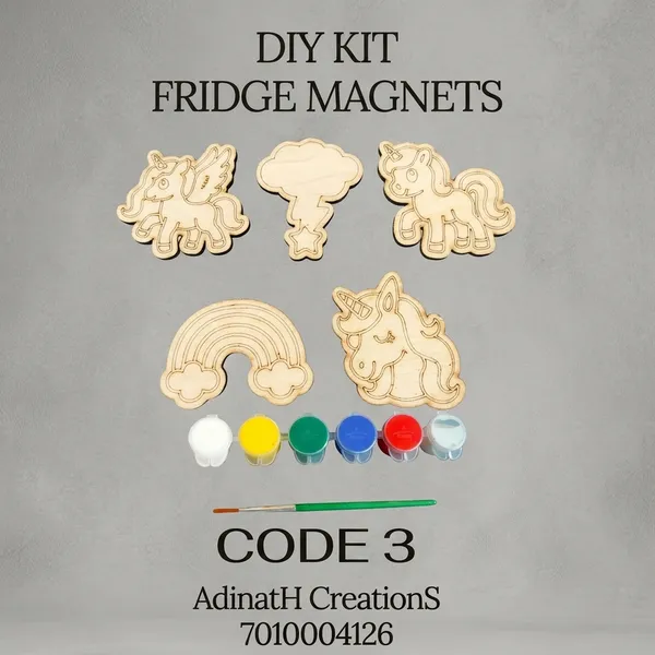 Diy_Unicorn_And_Pony_Fridge_Magnet_Painting_Kit_Code_3_set_of_2_each_has_5_pcs_total_10_pcs